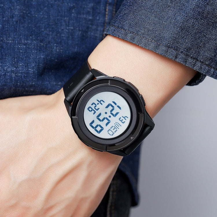 SKMEI 2047 Multifunctional Men 50M Waterproof Sports Digital Wrist Watch(Gold+White) - free shipping - PMC TechLife - Order now!