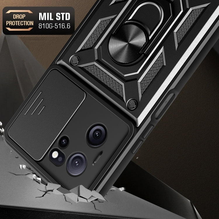 For Xiaomi Redmi K60 Ultra 5G Sliding Camera Cover Design TPU Hybrid PC Phone Case(Red) - Redmi K60 Ultra Cases by PMC TechLife | Online Shopping South Africa | PMC TechLife | Buy Now Pay Later Mobicred