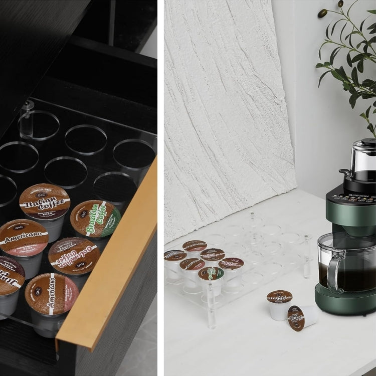 2pcs YX037 Coffee Capsule Display Rack Coffee Bag Organizer - free shipping - PMC TechLife - Order now!