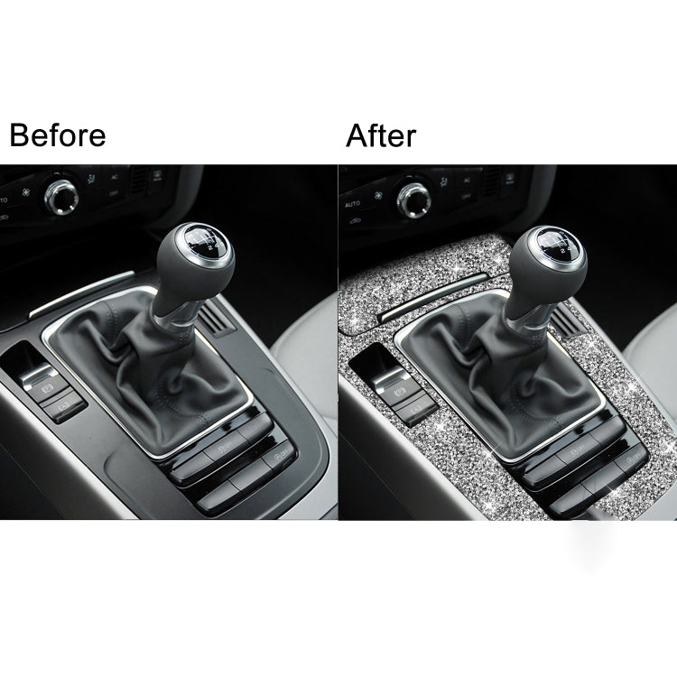 For Audi A4L / A5 / Q5 Car Gear Panel A Diamond Decoration Sticker, Left and Right Drive - Car Interior Mouldings by PMC TechLife | Online Shopping South Africa | PMC TechLife | Buy Now Pay Later Mobicred