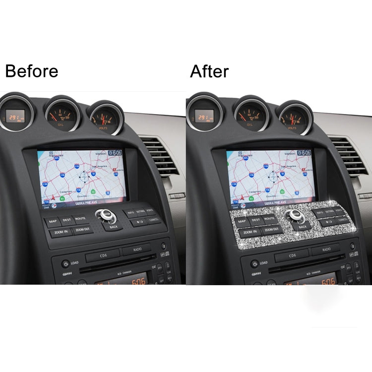 For Nissan 350Z 2006-2009 Car Navigation System Control Diamond Sticker,Left and Right Drive Universal - free shipping - PMC TechLife - Order now!