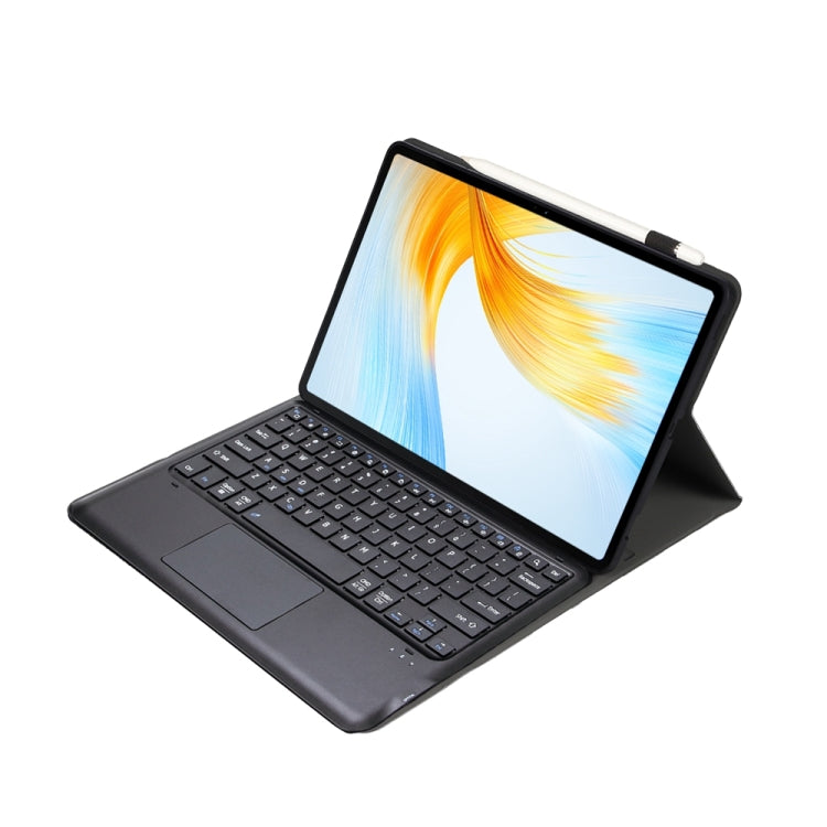 For Lenovo Xiaoxin Pad Pro 12.7 inch AM24-A TPU Ultra-thin Detachable Bluetooth Keyboard Tablet Leather Case with Touchpad(Black) - Lenovo Keyboard by PMC TechLife | Online Shopping South Africa | PMC TechLife