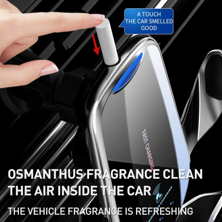 G10 Infrared lnduction Wireless Fast Charging Air Outlet Car Holder(Black) - Wireless Charger Holders by PMC TechLife | Online Shopping South Africa | PMC TechLife | Buy Now Pay Later Mobicred