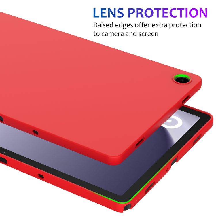 For Samsung Galaxy Tab A9+ Pure Color Liquid Silicone Shockproof Tablet Case(Red) - free shipping - PMC TechLife - Order now!