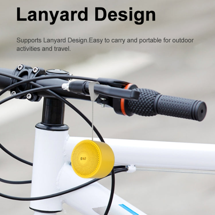 EWA A124 Portable Mini TWS Bluetooth Speaker Outdoor IPX5 Waterproof Subwoofer(Silver) - free shipping - PMC Jewellery - Order now!