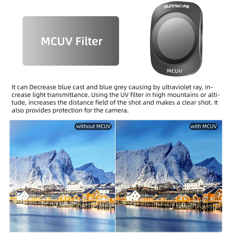 For DJI OSMO Pocket 3 Sunnylife Camera Lens Magnetic Metal Filter, Filter:ND16PL - Lens Accessories by Sunnylife | Online Shopping South Africa | PMC TechLife | Buy Now Pay Later Mobicred