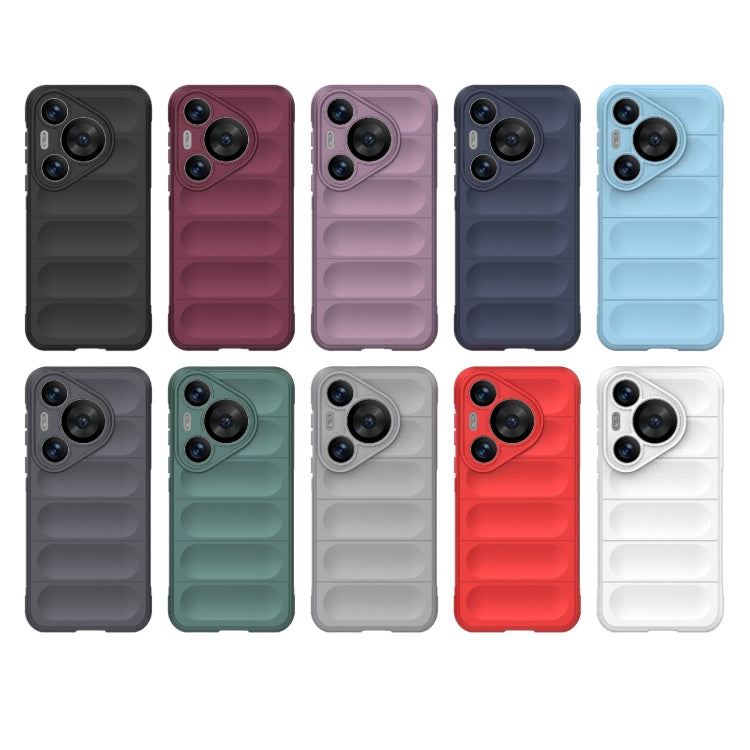 For Huawei Pura 70 Pro / 70 Pro+ Magic Shield TPU + Flannel Phone Case(Purple) - Huawei Cases by PMC TechLife | Online Shopping South Africa | PMC TechLife | Buy Now Pay Later Mobicred