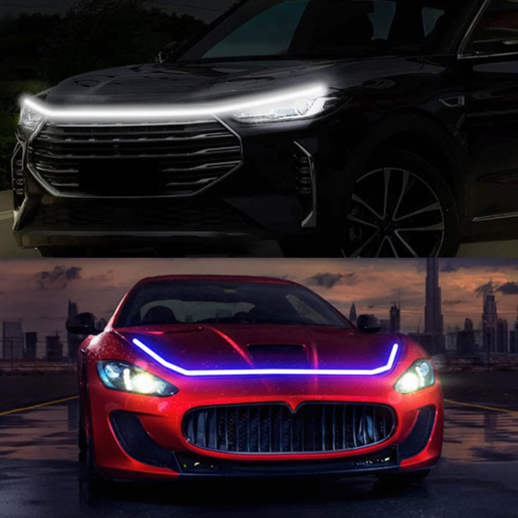 Car Startup Scan Through Hood LED Daytime Running Atmosphere Light, Length:1.5m(Red Light) - Running Lights by PMC TechLife | Online Shopping South Africa | PMC TechLife | Buy Now Pay Later Mobicred