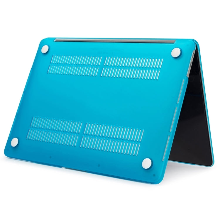 For MacBook Pro 16 inch M3 Max Laptop Matte Style Protective Case(Water Blue) - free shipping - PMC Jewellery - Order now!