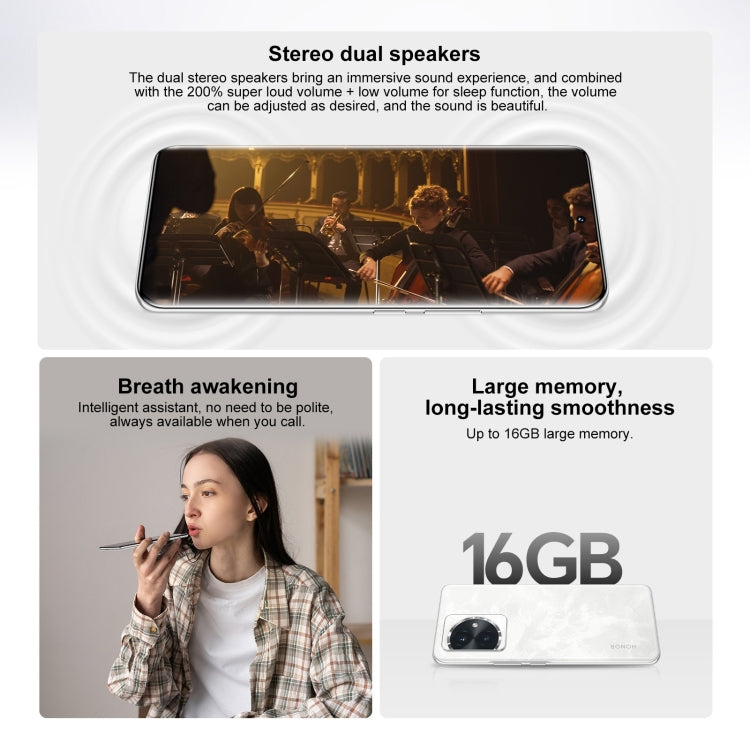 Honor 100, 16GB+512GB, Screen Fingerprint Identification, 6.7 inch MagicOS 7.2 Snapdragon 7 Gen 3 Octa Core up to 2.63GHz, Network: 5G, NFC, OTG, Support Google Play(Black) - free shipping - PMC Jewellery - Order now!