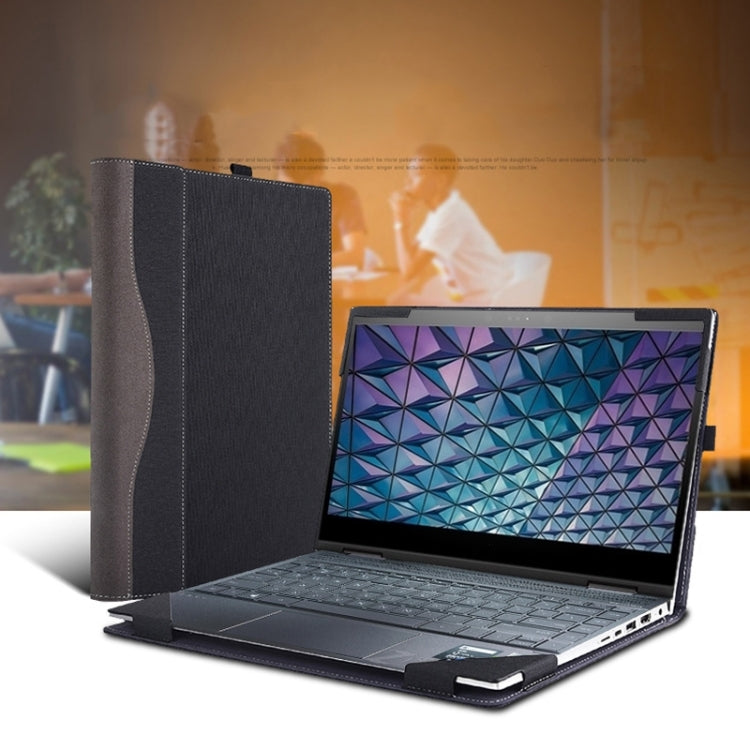 For Lenovo ThinkPad E15 Gen 3 Laptop Leather Anti-Fall Protective Case(Dark Blue) - 15.6 - 17 inch by PMC Jewellery | Online Shopping South Africa | PMC Jewellery | Buy Now Pay Later Mobicred