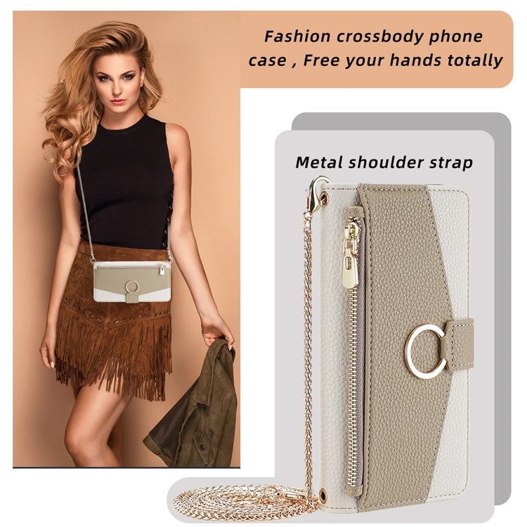 For Huawei Pura 70 5G Crossbody Litchi Texture Leather Phone Case(White) - Huawei Cases by PMC Jewellery | Online Shopping South Africa | PMC Jewellery | Buy Now Pay Later Mobicred