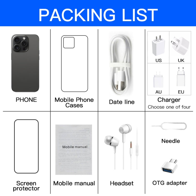 i15ProMax / U18, 3GB+32GB, 6.53 inch Face Identification Android 8.1 MTK6737 Quad Core, Network: 4G, OTG, Dual SIM(White) - by PMC TechLife | Online Shopping South Africa | PMC TechLife