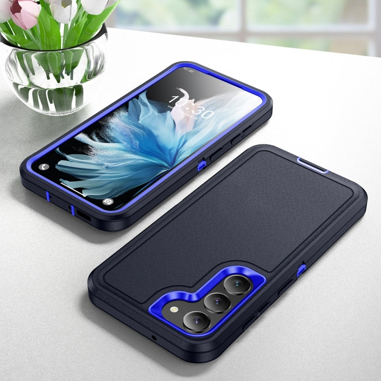 For Samsung Galaxy S24+ 5G / S25+ 5G Life Waterproof Rugged Phone Case(Dark Blue + Royal Blue) - Galaxy S24+ 5G Cases by PMC Jewellery | Online Shopping South Africa | PMC Jewellery | Buy Now Pay Later Mobicred