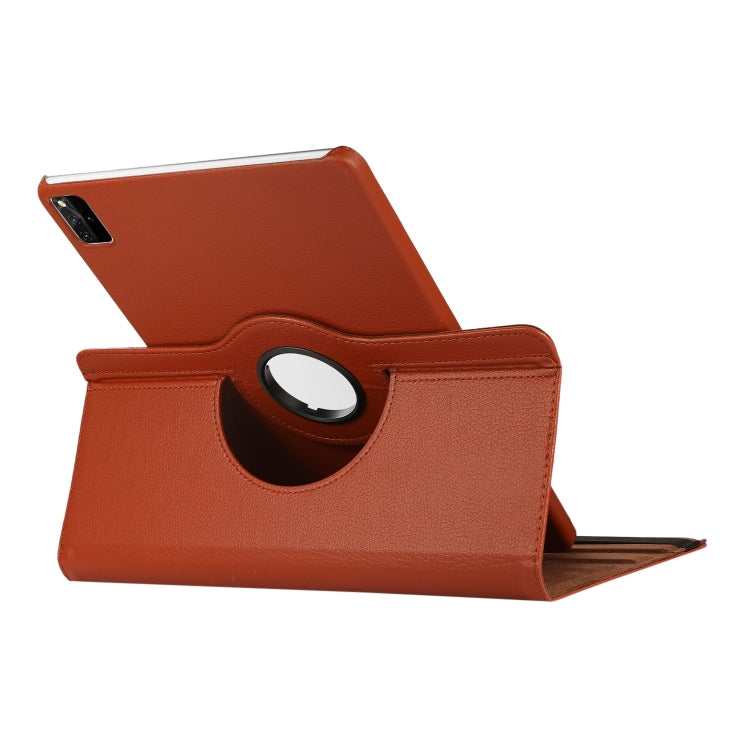 For Lenovo Tab M11 / Xiaoxin Pad 11 2024 360 Degree Rotation Litchi Texture Leather Tablet Case(Pink) - Lenovo by PMC Jewellery | Online Shopping South Africa | PMC Jewellery | Buy Now Pay Later Mobicred