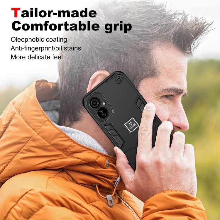 For Tecno Camon 19 Neo 2 in 1 Shockproof Phone Case(Black) - Tecno Cases by PMC TechLife | Online Shopping South Africa | PMC TechLife | Buy Now Pay Later Mobicred
