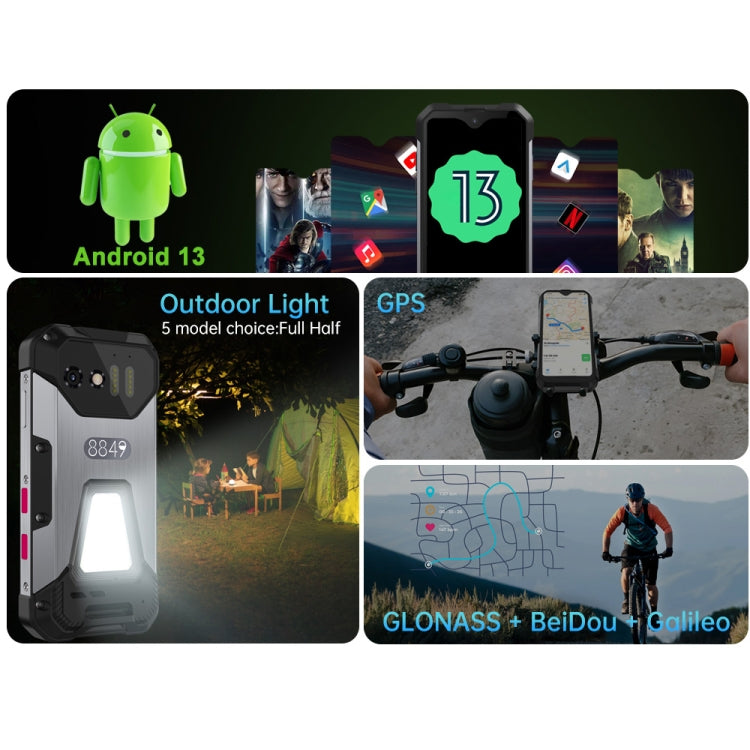 Unihertz Tank mini 1 / 8849, 8GB+256GB, Night Vision Version, 100MP Camera, 4.3 inch Android 13 Helio G99 Octa Core, Network: 4G(Black) - free shipping - PMC TechLife - Order now!