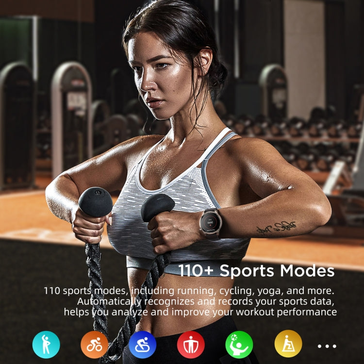 JOYROOM JR-FV1 Venture Series 1.43 inch Bluetooth Call Smart Watch Supports Sleep Monitoring/Blood Oxygen Detection(Dark Grey) - Smart Watches by JOYROOM | Online Shopping South Africa | PMC TechLife | Buy Now Pay Later Mobicred