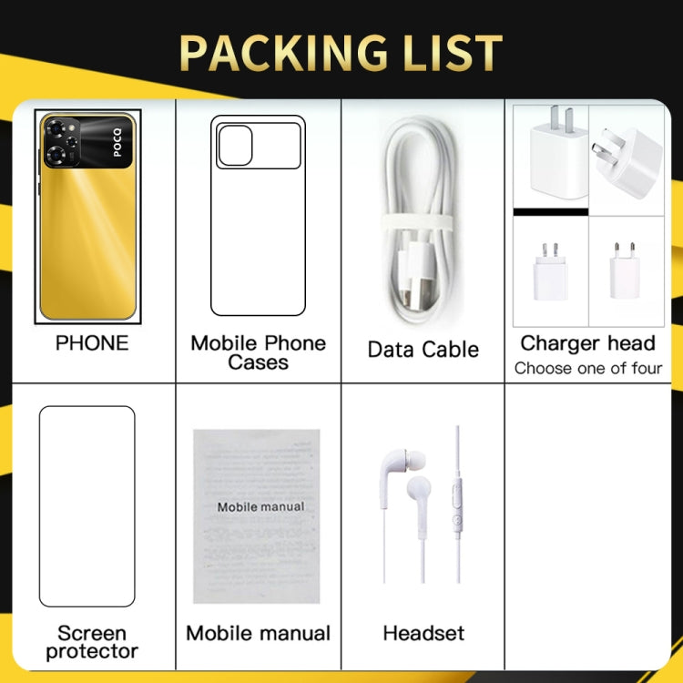 X5 Pro / X17, 2GB+16GB, 6.49 inch Face Identification Android 8.1 MTK6580A Quad Core, Network: 3G, Dual SIM(Yellow) - by PMC TechLife | Online Shopping South Africa | PMC TechLife