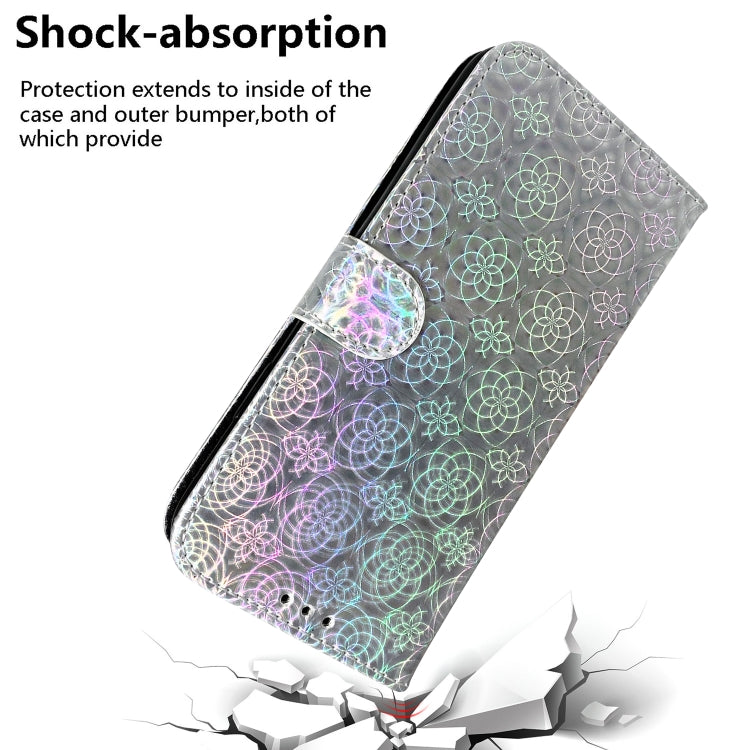 For Google Pixel 9 Pro Colorful Magnetic Buckle Leather Phone Case(Silver) - Google Cases by PMC TechLife | Online Shopping South Africa | PMC TechLife | Buy Now Pay Later Mobicred
