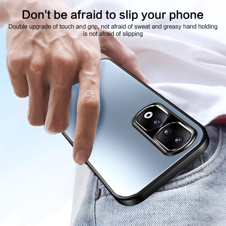 For Honor 90 Pro R-JUST RJ-61 Electroplating Frosted TPU + PC Phone Case(Silver) - Honor Cases by R-JUST | Online Shopping South Africa | PMC TechLife | Buy Now Pay Later Mobicred