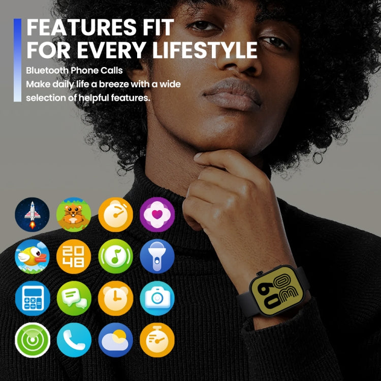 Zeblaze Btalk Plus 2.03 inch Screen Voice Calling Smart Watch, Support Heart Rate / Blood Pressure / Blood Oxygen(Silver) - Smart Watches by Zeblaze | Online Shopping South Africa | PMC TechLife | Buy Now Pay Later Mobicred