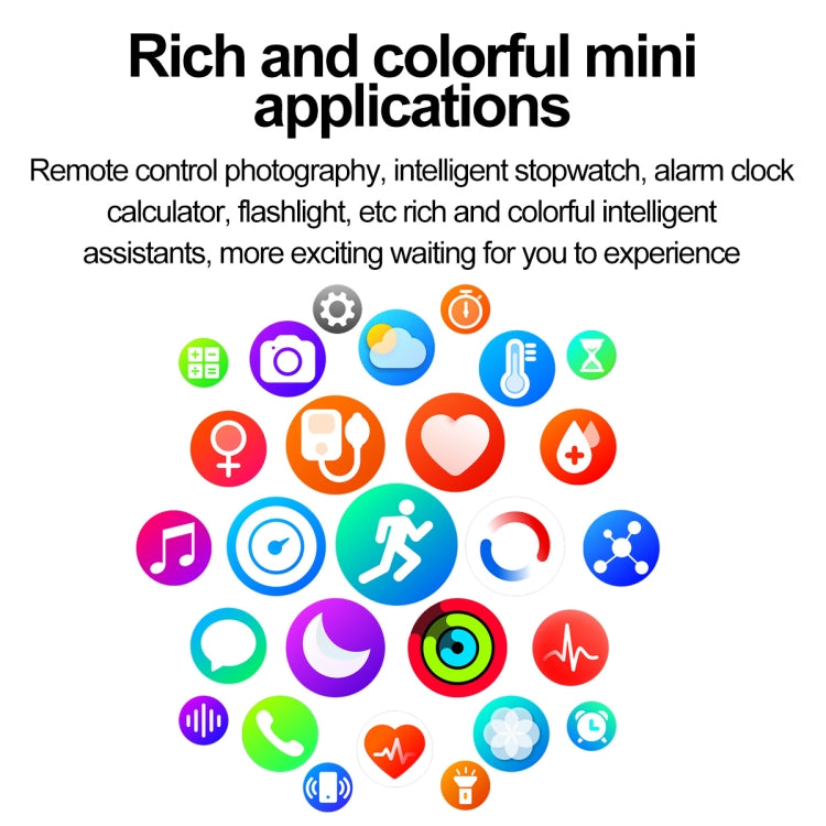 ET580 2.04 inch AMOLED Screen Sports Smart Watch Support Bluethooth Call / ECG Function(Black Butterfly Buckle) - Smart Watches by PMC TechLife | Online Shopping South Africa | PMC TechLife