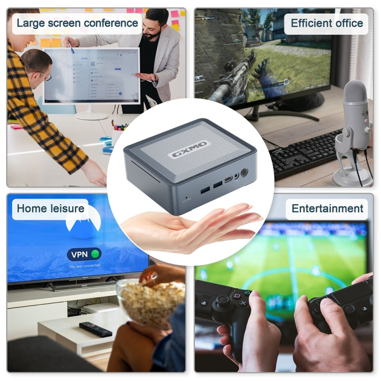 GXMO U58 Windows 11 AMD Ryzen 7-5825U 8 Core Processor Mini Computer, Specification:Without RAM & SSD - free shipping - PMc TechLife - Order now!