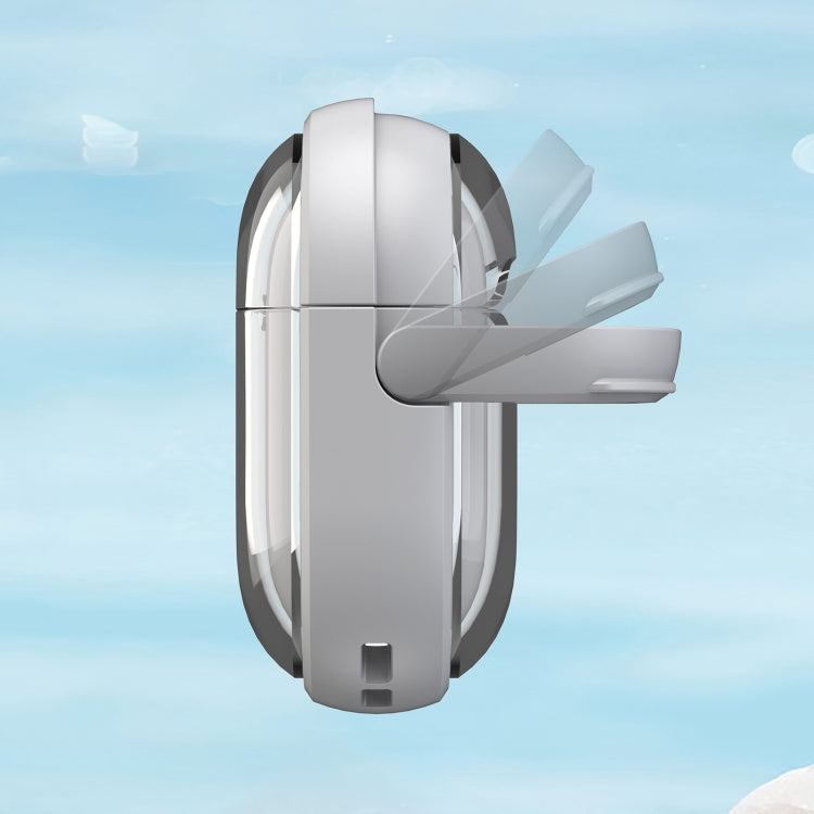 For AirPods Pro 1 TPU Hybrid PC Case with Holder(Tansparent) - For AirPods Pro by PMC Jewellery | Online Shopping South Africa | PMC Jewellery | Buy Now Pay Later Mobicred