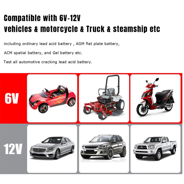 KONNWEI KW218 2.4 inch Color Screen Car Battery Tester(Black) - free shipping - PMC TechLife - Order now!