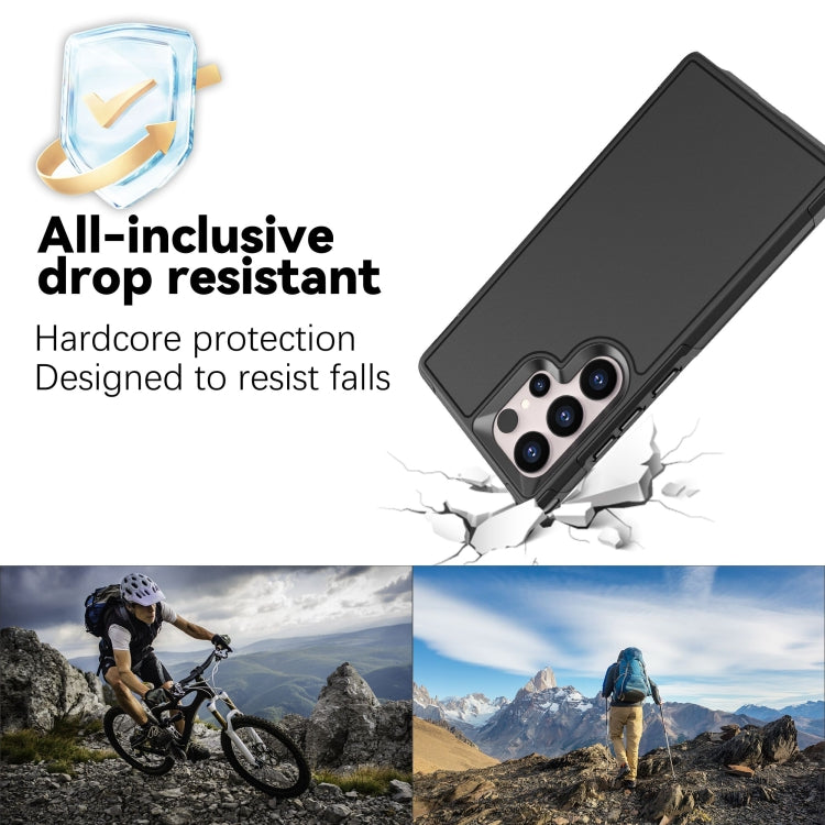 For Samsung Galaxy S22 Ultra 5G RedPepper Armor PC Hybrid TPU Phone Case(Black) - Galaxy S22 Ultra 5G Cases by RedPepper | Online Shopping South Africa | PMc TechLife | Buy Now Pay Later Mobicred