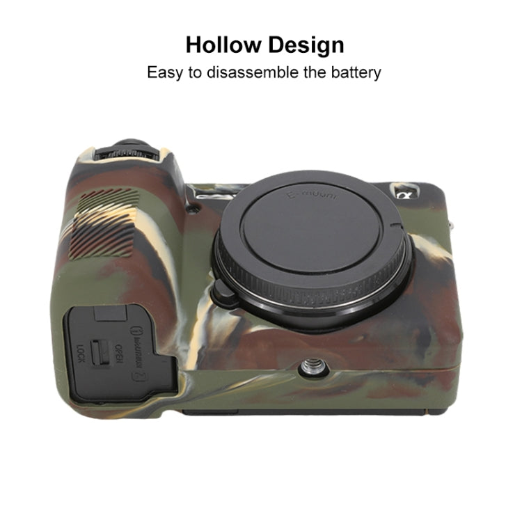 For Sony ILCE-6700 / A6700 Glossy Soft Silicone Protective Case(Camouflage) - free shipping - PMC TechLife - Order now!