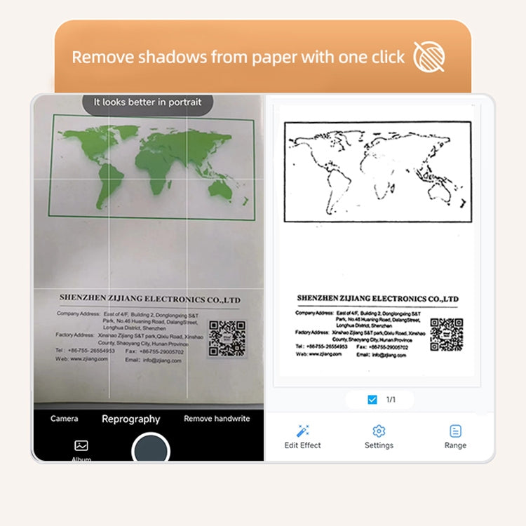 A4 mini Portable Bluetooth HD Thermal Printer for Home Office Study(EU Plug) - Printer by PMC TechLife | Online Shopping South Africa | PMC TechLife | Buy Now Pay Later Mobicred