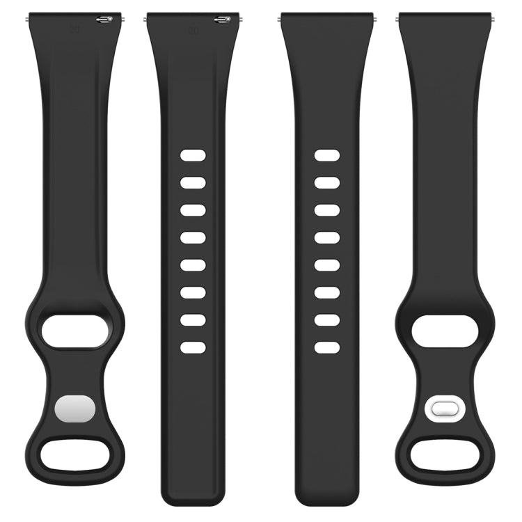 20mm Slim Reverse Buckle Silicone Watch Band(Apricot) - 20mm Bands by PMC TechLife | Online Shopping South Africa | PMC TechLife