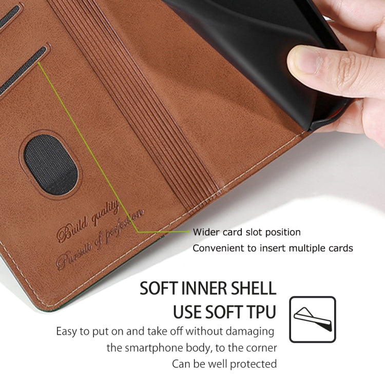 For Motorola Edge 5G 2024 Contrast Color Side Buckle Leather Phone Case(Light Brown + Green) - Motorola Cases by PMC Jewellery | Online Shopping South Africa | PMC Jewellery | Buy Now Pay Later Mobicred