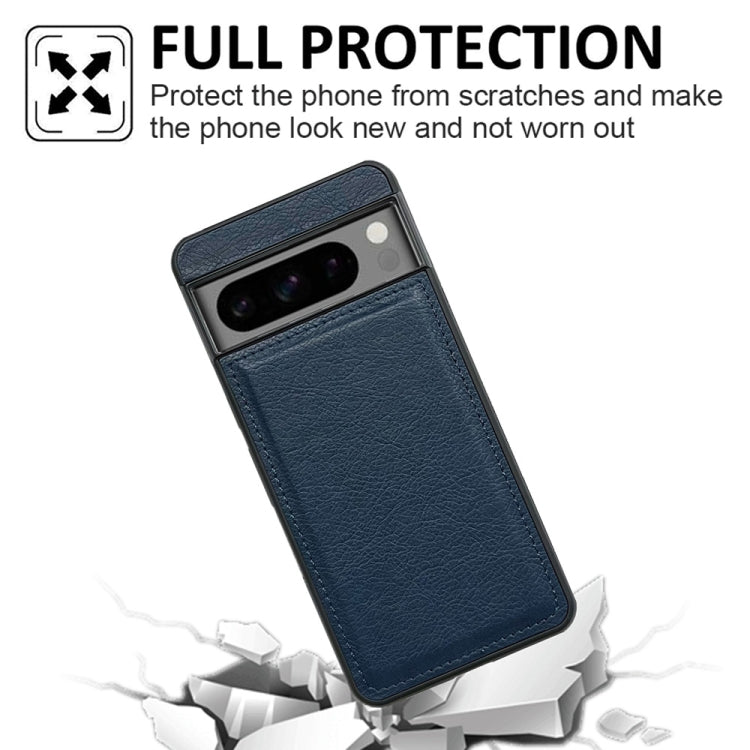 For Google Pixel 9 Pro XL Cowhide Texture Back Cover Phone Case(Royal Blue) - Google Cases by PMC TechLife | Online Shopping South Africa | PMC TechLife | Buy Now Pay Later Mobicred