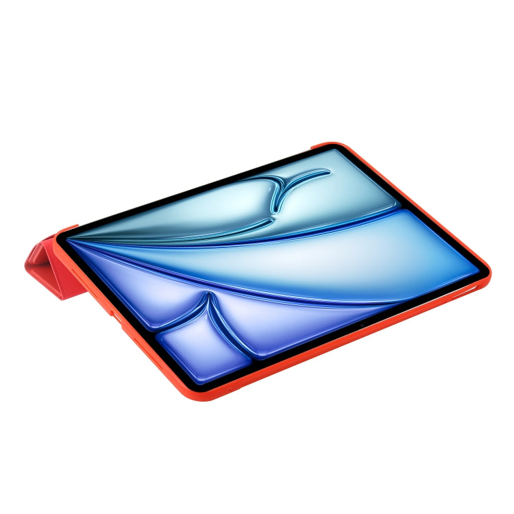 For iPad Air 11 2024 TPU Deformation Flip Leather Tablet Case with Holder(Red) - iPad Air 11 2024 Cases by PMC TechLife | Online Shopping South Africa | PMC TechLife | Buy Now Pay Later Mobicred