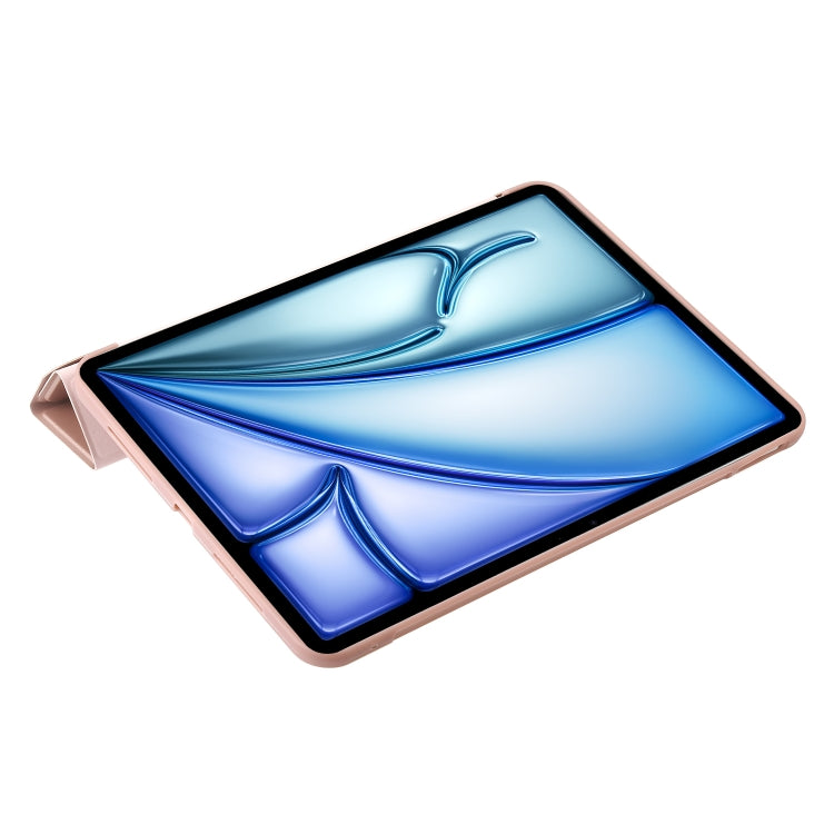 For iPad Air 13 2024 TPU Deformation Flip Leather Tablet Case with Holder(Rose Gold) - iPad Air 13 2024 Cases by PMC TechLife | Online Shopping South Africa | PMC TechLife | Buy Now Pay Later Mobicred