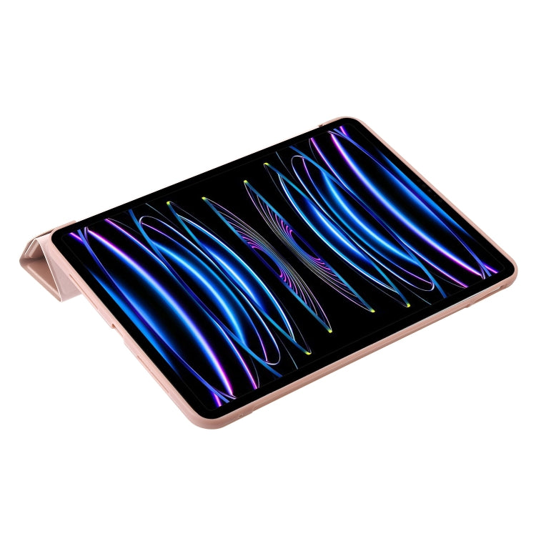 For iPad Pro 13 2024 TPU Deformation Flip Leather Tablet Case with Holder(Rose Gold) - iPad Pro 13 2024 Cases by PMC TechLife | Online Shopping South Africa | PMC TechLife | Buy Now Pay Later Mobicred