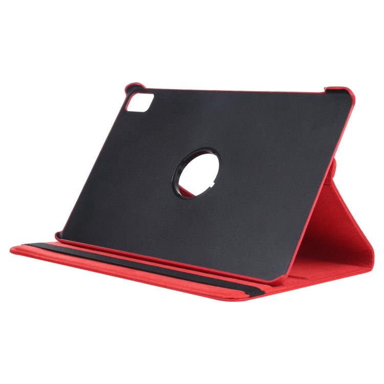 For iPad Pro 13 2024 360 Degree Rotation Litchi Texture Leather Tablet Case with Holder(Red) - iPad Pro 13 2024 Cases by PMC TechLife | Online Shopping South Africa | PMC TechLife | Buy Now Pay Later Mobicred
