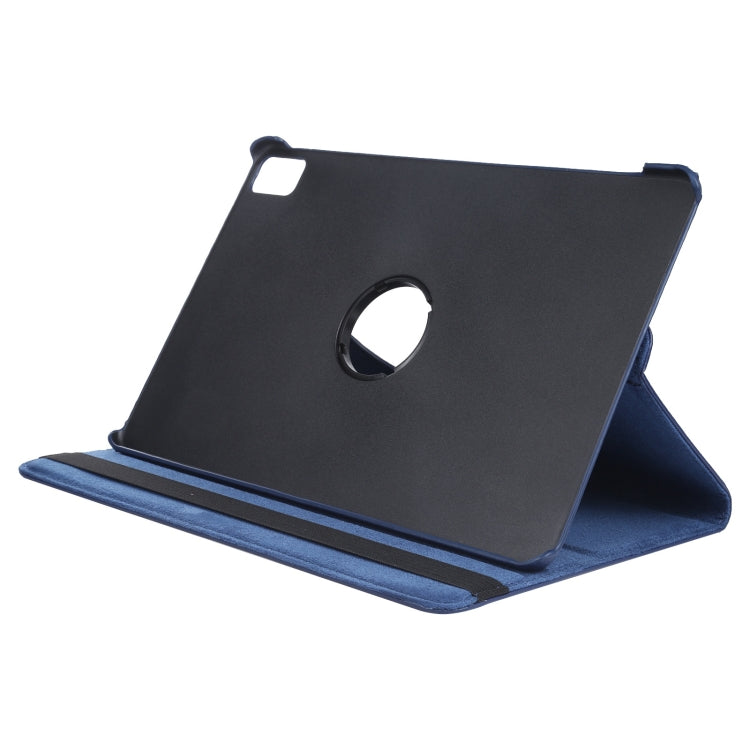 For iPad Pro 13 2024 360 Degree Rotation Litchi Texture Leather Tablet Case with Holder(Dark Blue) - free shipping - PMC TechLife - Order now!