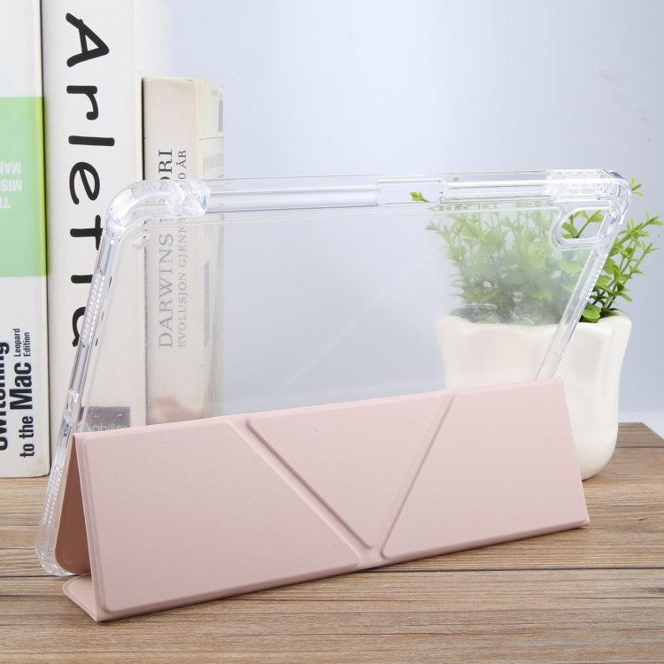 For iPad mini 2024 / mini 6 GEBEI Deformation Leather Tablet Case(Pink) - free shipping - PMc TechLife - Order now!