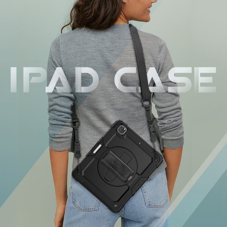 For iPad Pro 13 2024 Silicone Hybrid PC Tablet Protective Case(Black) - iPad Pro 13 2024 Cases by PMC TechLife | Online Shopping South Africa | PMC TechLife | Buy Now Pay Later Mobicred