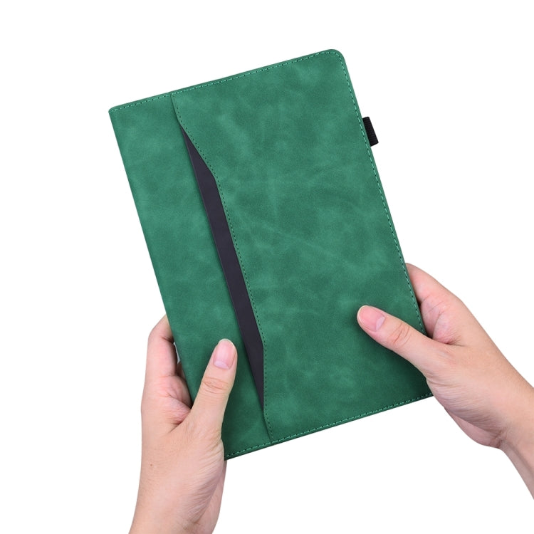 For iPad Pro 11 2024 Splicing Shockproof Leather Tablet Case(Green) - iPad Pro 11 2024 Cases by PMC TechLife | Online Shopping South Africa | PMC TechLife | Buy Now Pay Later Mobicred