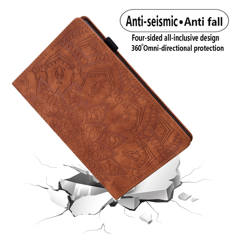 For iPad Pro 13 2024 Calf Texture Embossed Leather Tablet Case(Brown) - iPad Pro 13 2024 Cases by PMC TechLife | Online Shopping South Africa | PMC TechLife | Buy Now Pay Later Mobicred