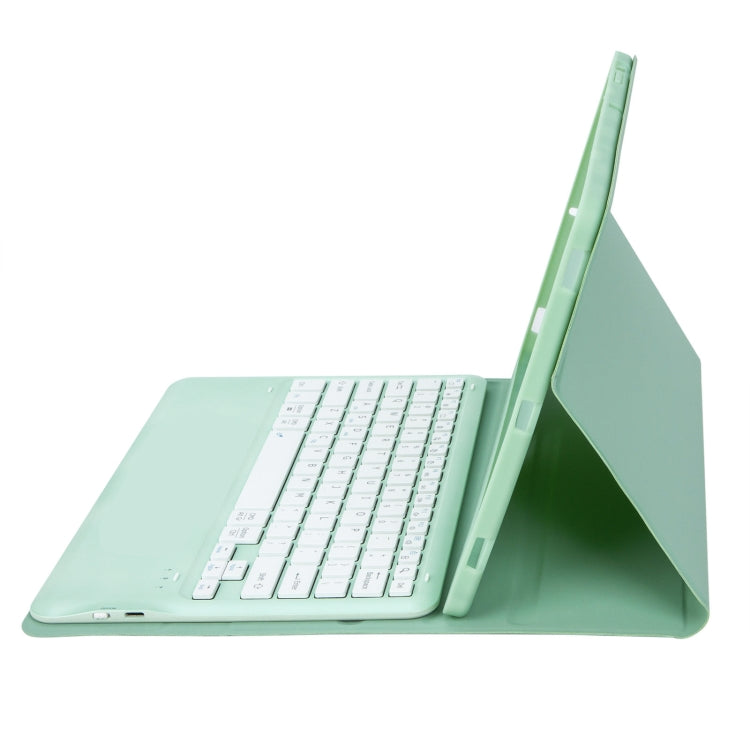 For iPad Pro 13 2024 A13B Detachable Ultra-Thin Bluetooth Keyboard Leather Tablet Case with Pen Slot(Light Green) - For iPad Pro by PMC TechLife | Online Shopping South Africa | PMC TechLife | Buy Now Pay Later Mobicred