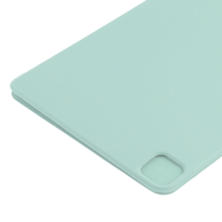 For iPad Pro 11 2024 Double-sided Clip Non-buckle Magnetic PU Smart Tablet Case(Light Green) - iPad Pro 11 2024 Cases by PMC TechLife | Online Shopping South Africa | PMC TechLife | Buy Now Pay Later Mobicred