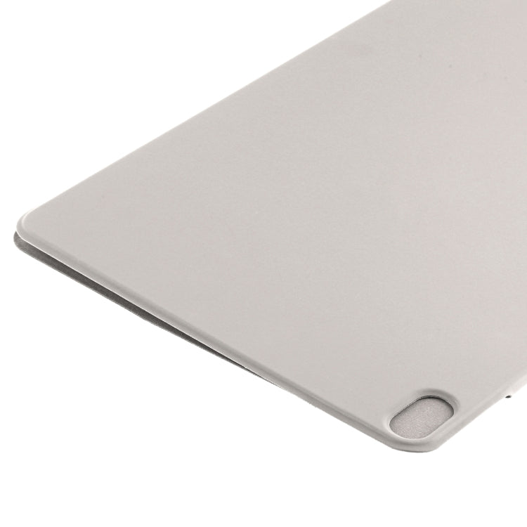 For iPad Air 13 2024 Double-sided Clip Fixed Buckle Magnetic PU Leather Smart Tablet Case(Grey) - iPad Air 13 2024 Cases by PMC TechLife | Online Shopping South Africa | PMC TechLife | Buy Now Pay Later Mobicred