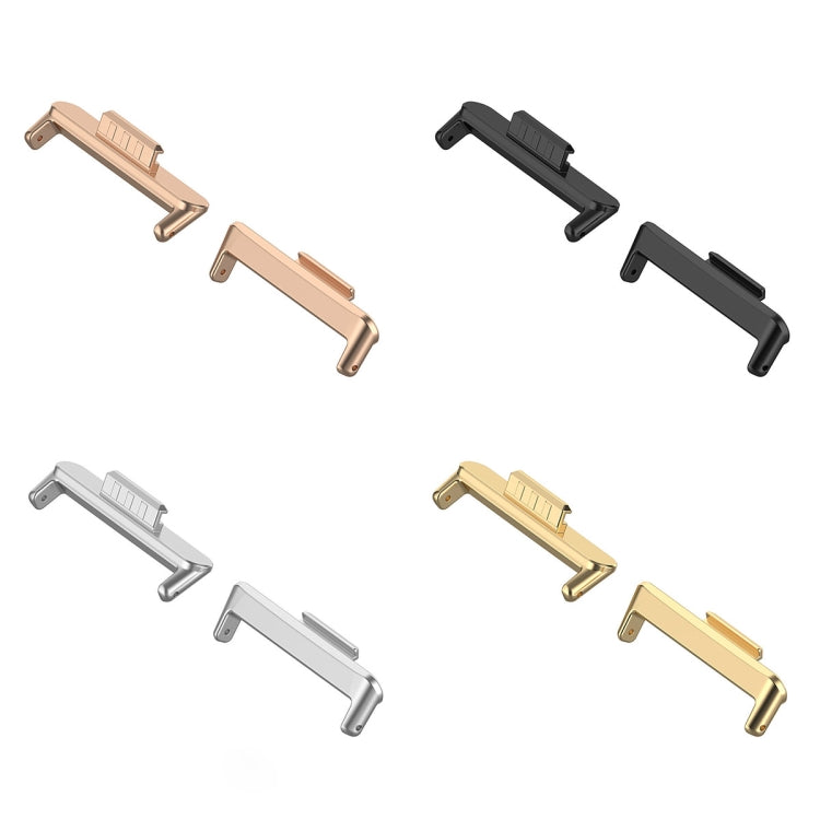 For Huawei Watch Fit3 20mm 1 Pair Stainless Steel Metal Watch Band Connector(Rose Gold) - free shipping - PMc TechLife - Order now!