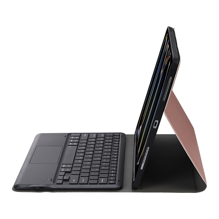 For iPad Pro 13 2024 A14B-A Detachable Ultra-Thin Bluetooth Touch Keyboard Leather Tablet Case with Pen Slot(Rose Gold) - For iPad Pro by PMC Jewellery | Online Shopping South Africa | PMC Jewellery | Buy Now Pay Later Mobicred